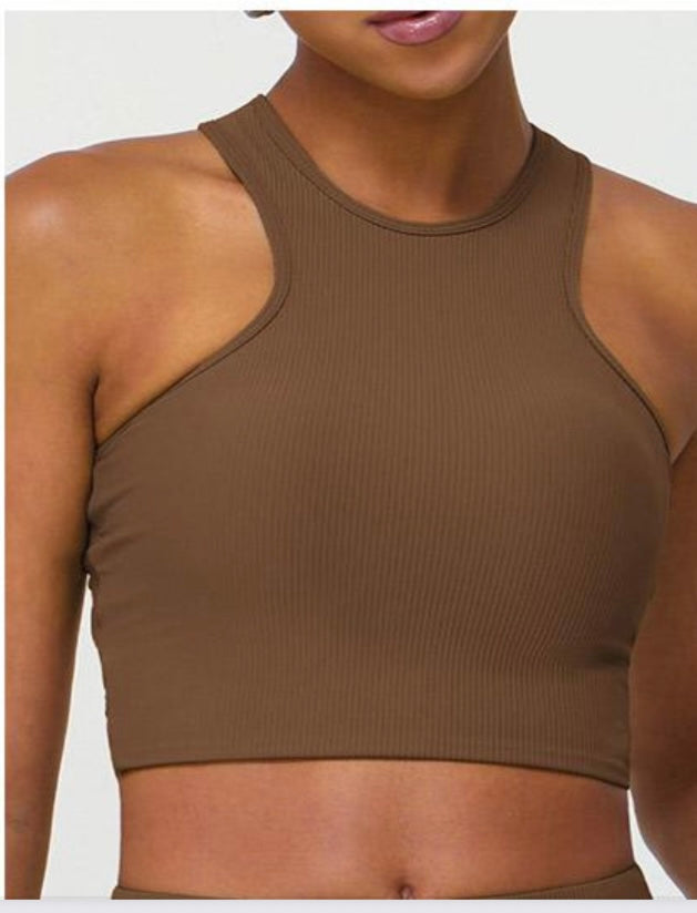 RIBBED RACERBACK TOP